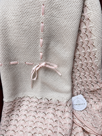 KNITTED NATURAL BLANKET #TO80