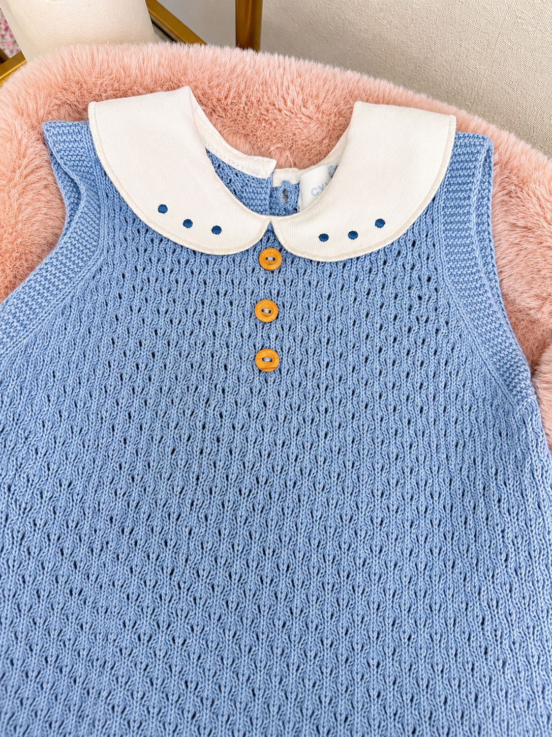 Sky Blue Romper #P6211
