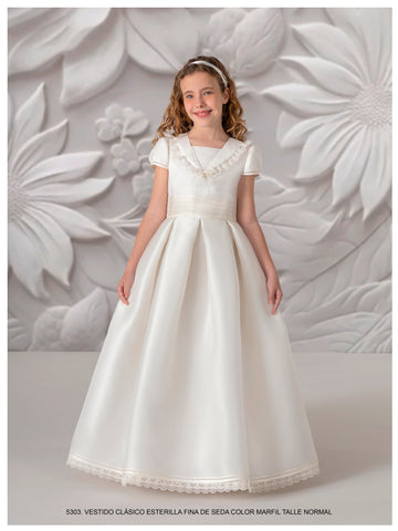 FIRST COMMUNION DRESS MODEL 5303: Classic First Communion Dress