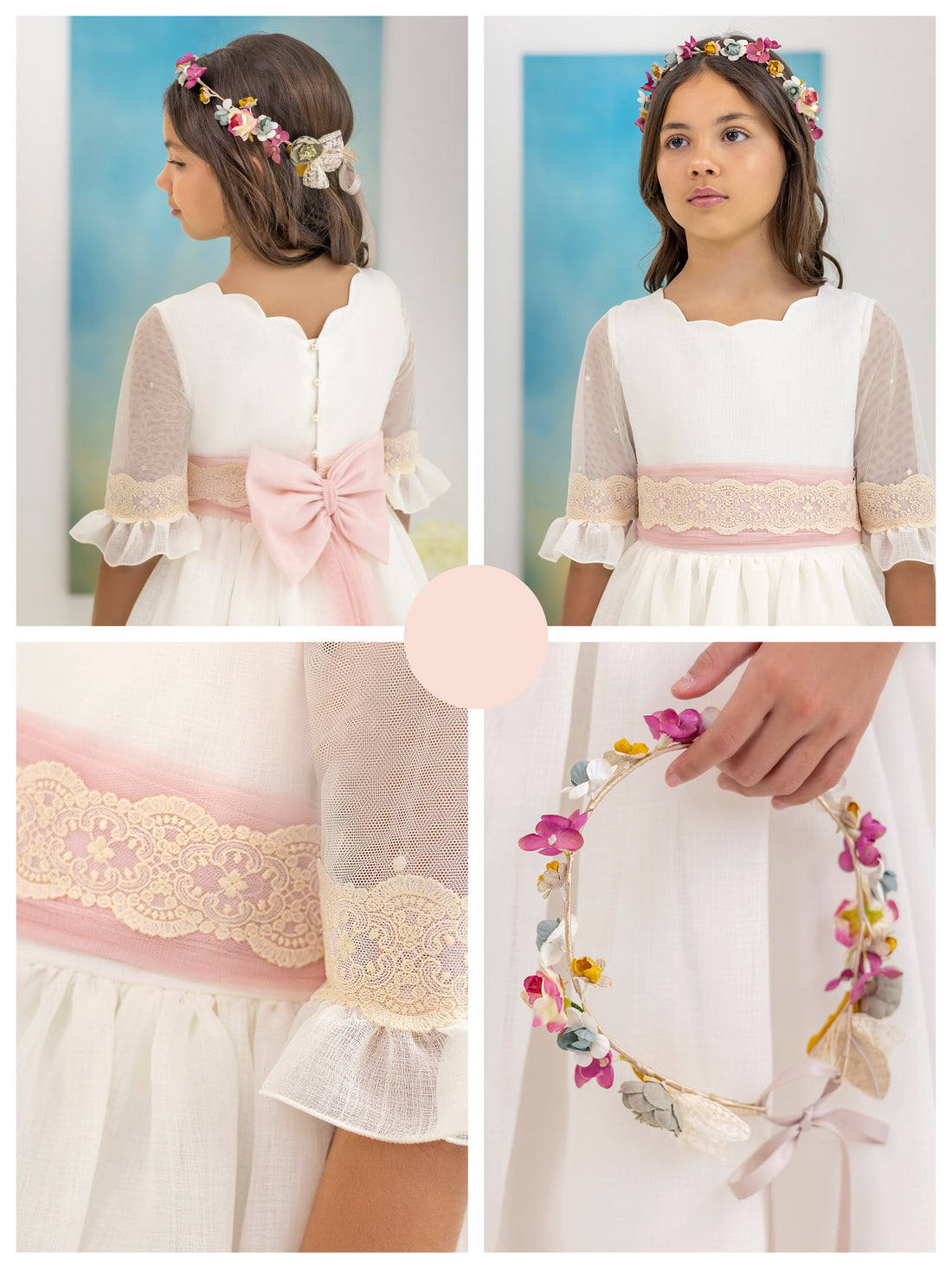 First Communion Dress Model- 6803