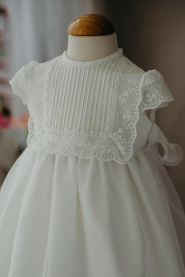 baby baptism gown #5936