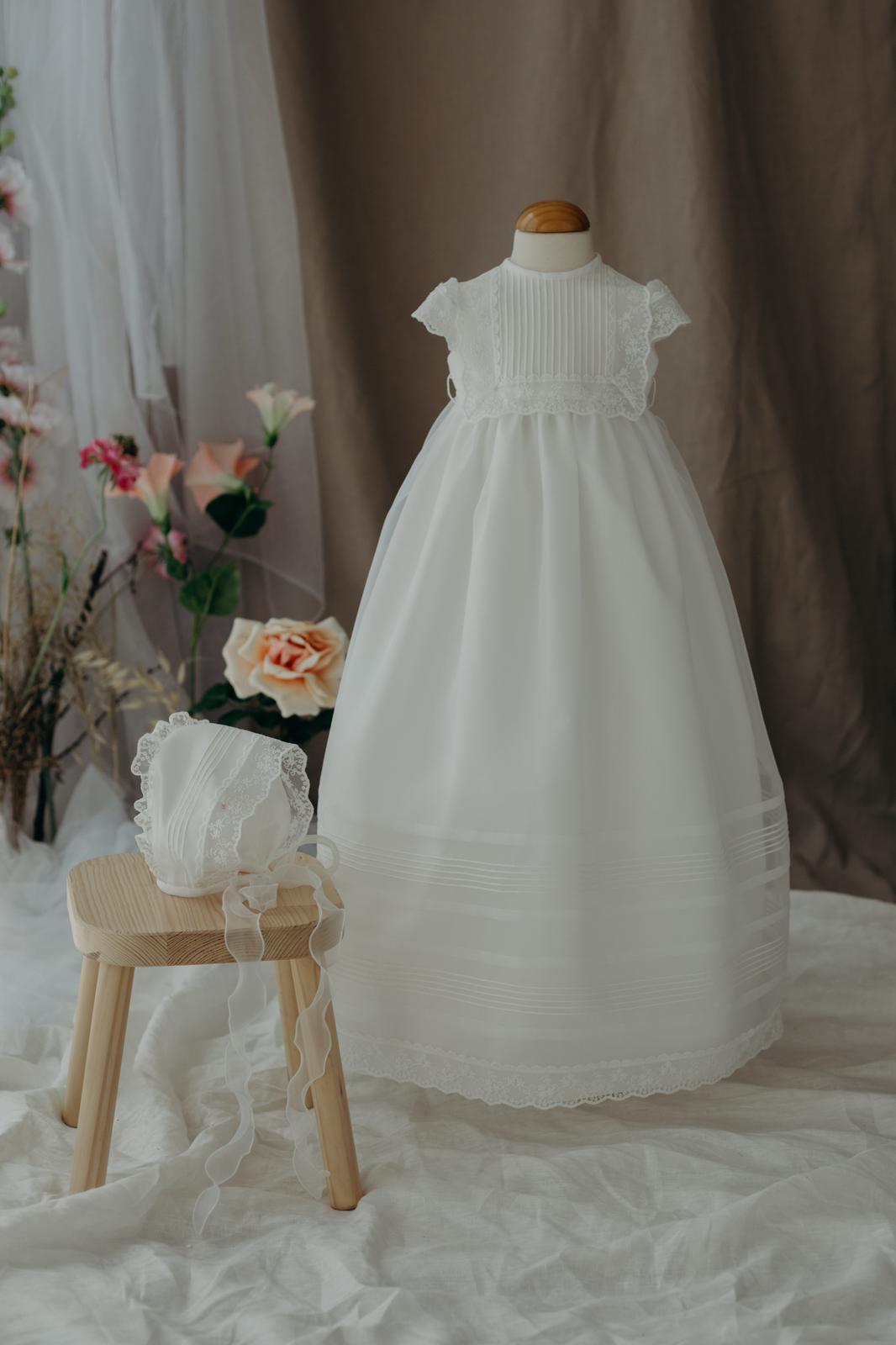 baby baptism gown #5936