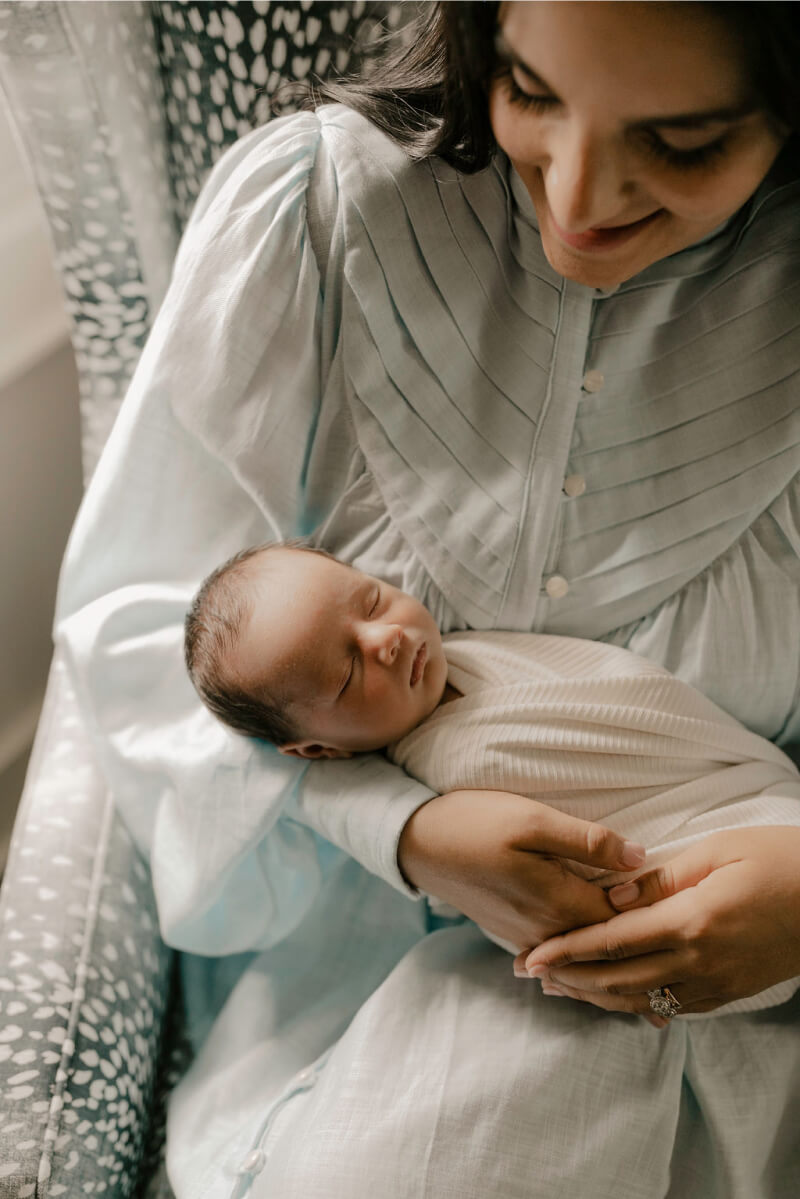 Bata Maternidad Azul