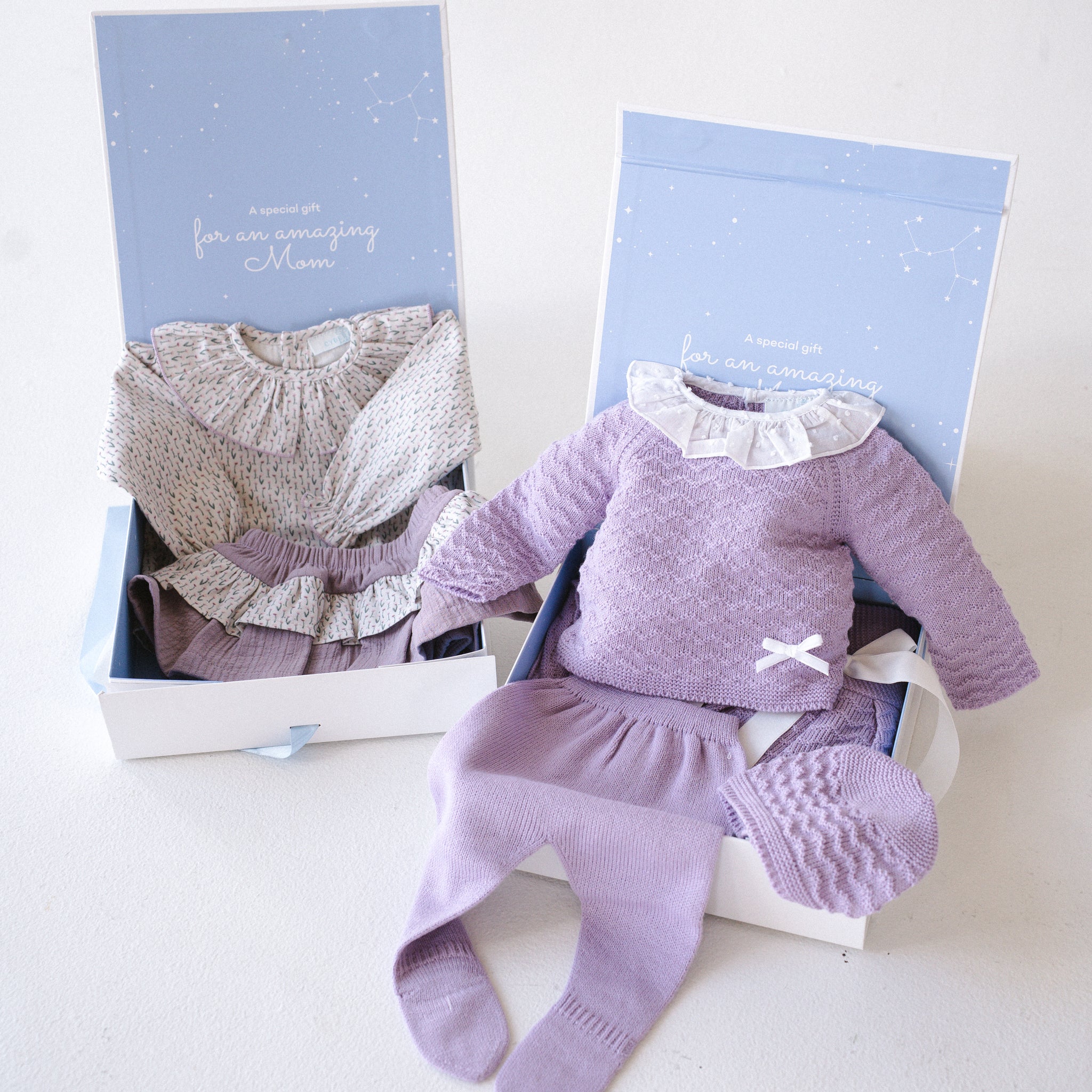 Lavender Dreams Baby Set Knitted (6 pc) - 9812-9938