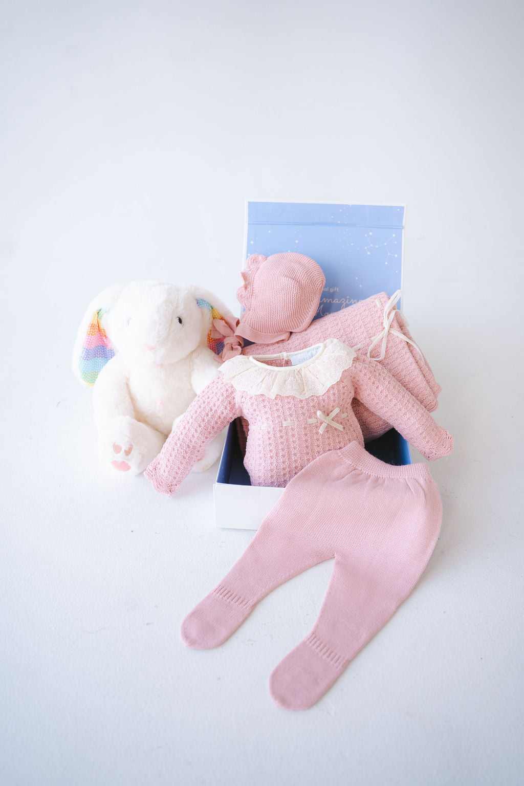 SET KNITTED FLEUR VINTAGE  - 9814