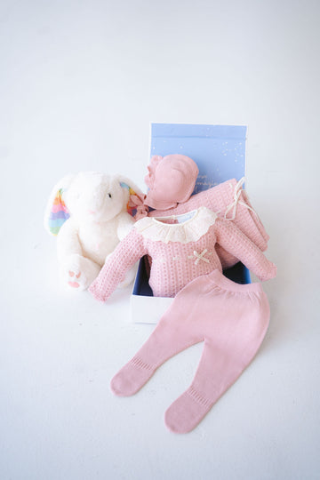 SET KNITTED FLEUR VINTAGE  - 9814