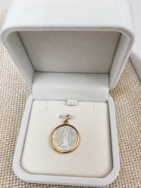 24K Gold-Plated MEDAL Nacar and Gold Medal