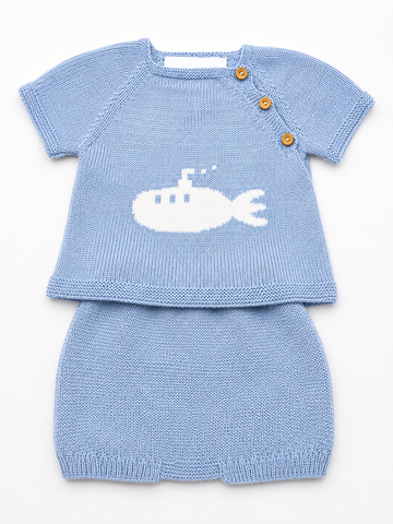 Little Submarine Knit Set # C6032