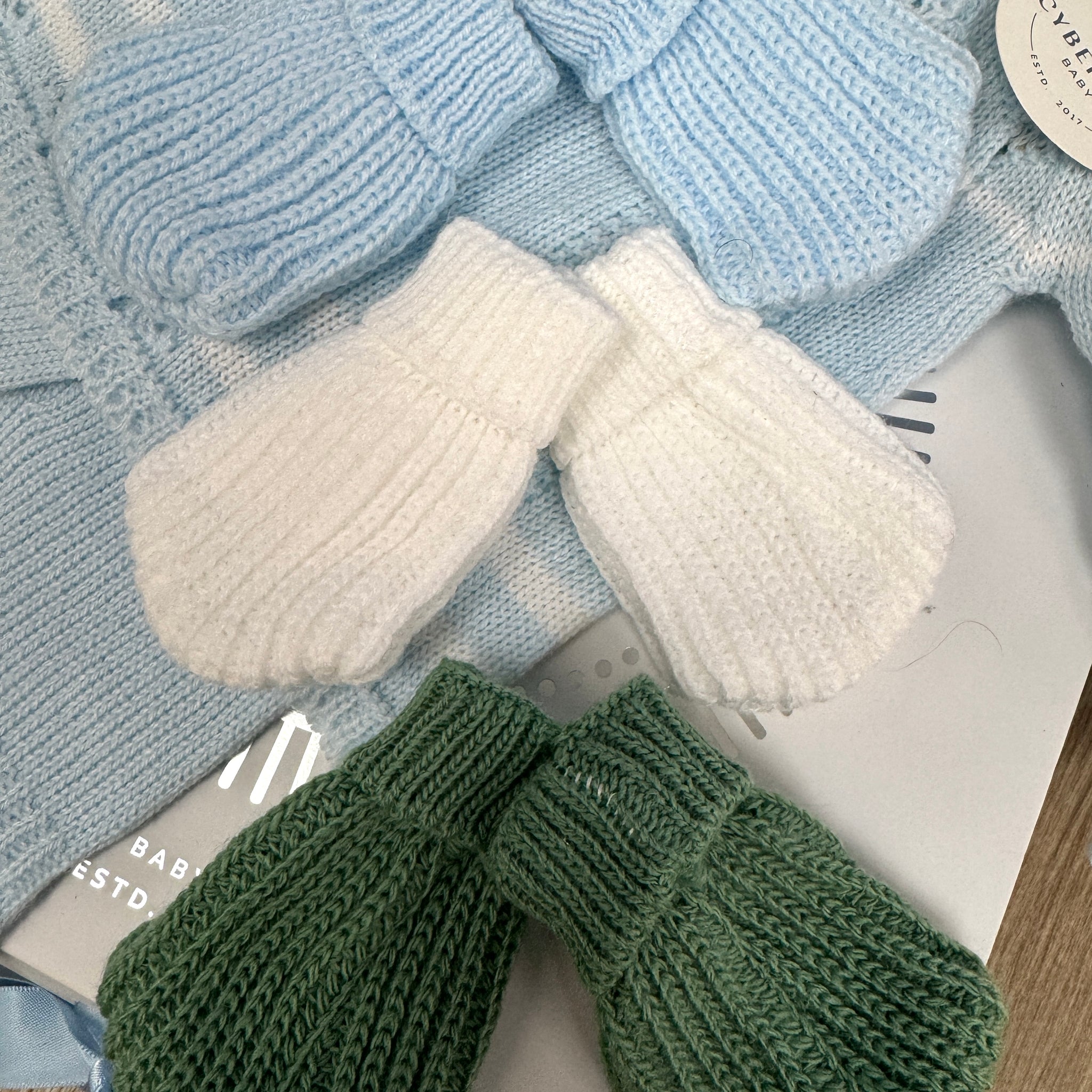 Knitted Baby Mittens