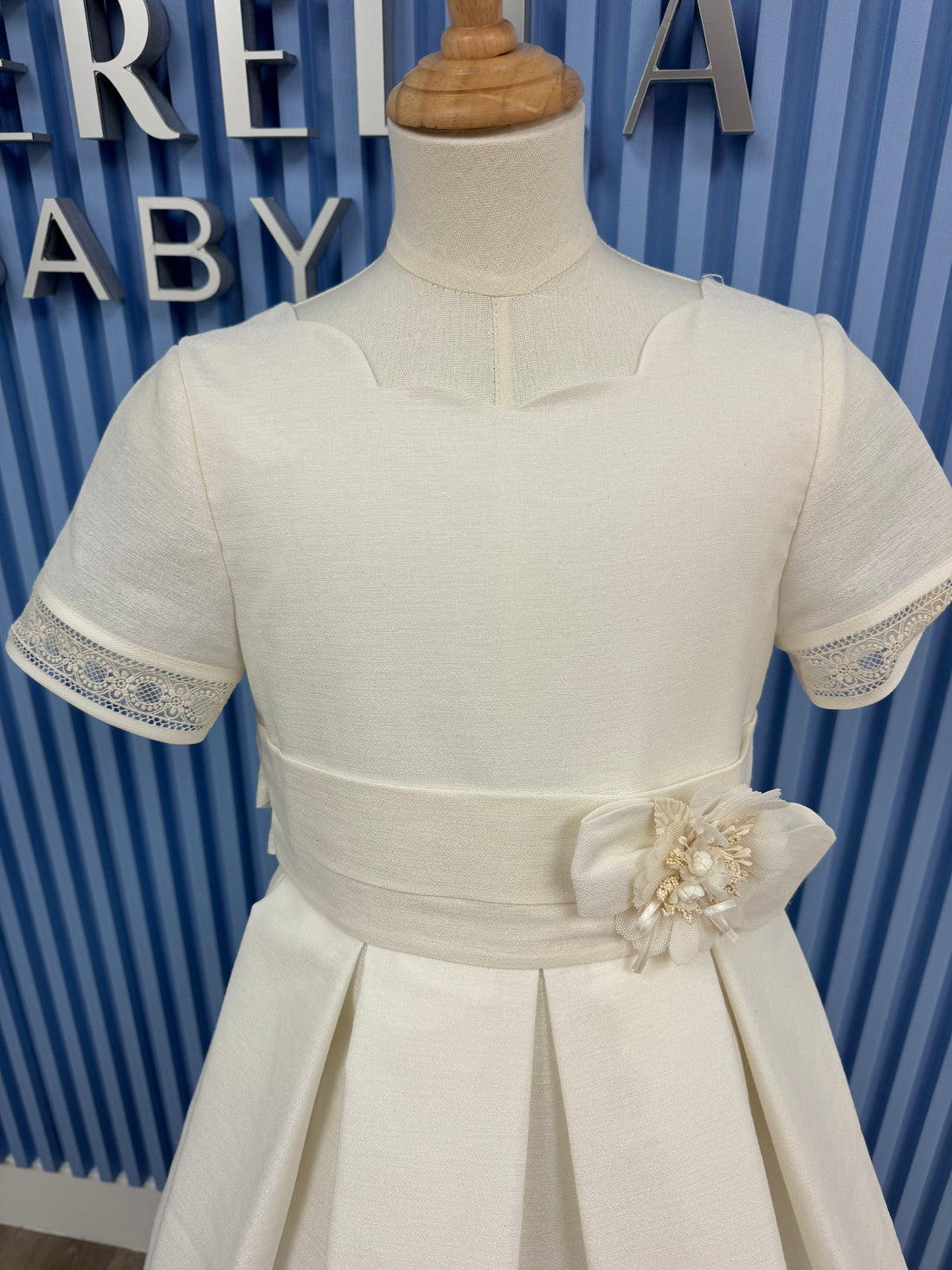 First Communion dress Model 5809- All in Ivory