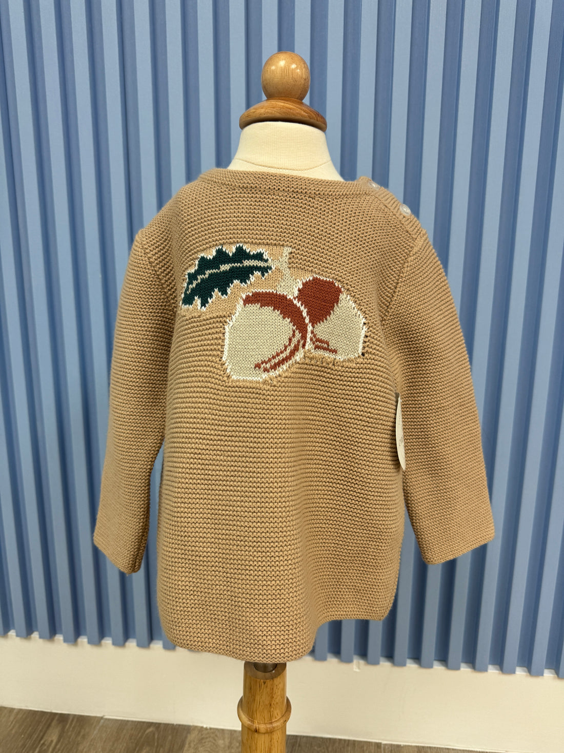 Cozy  Chesnut charm sweater