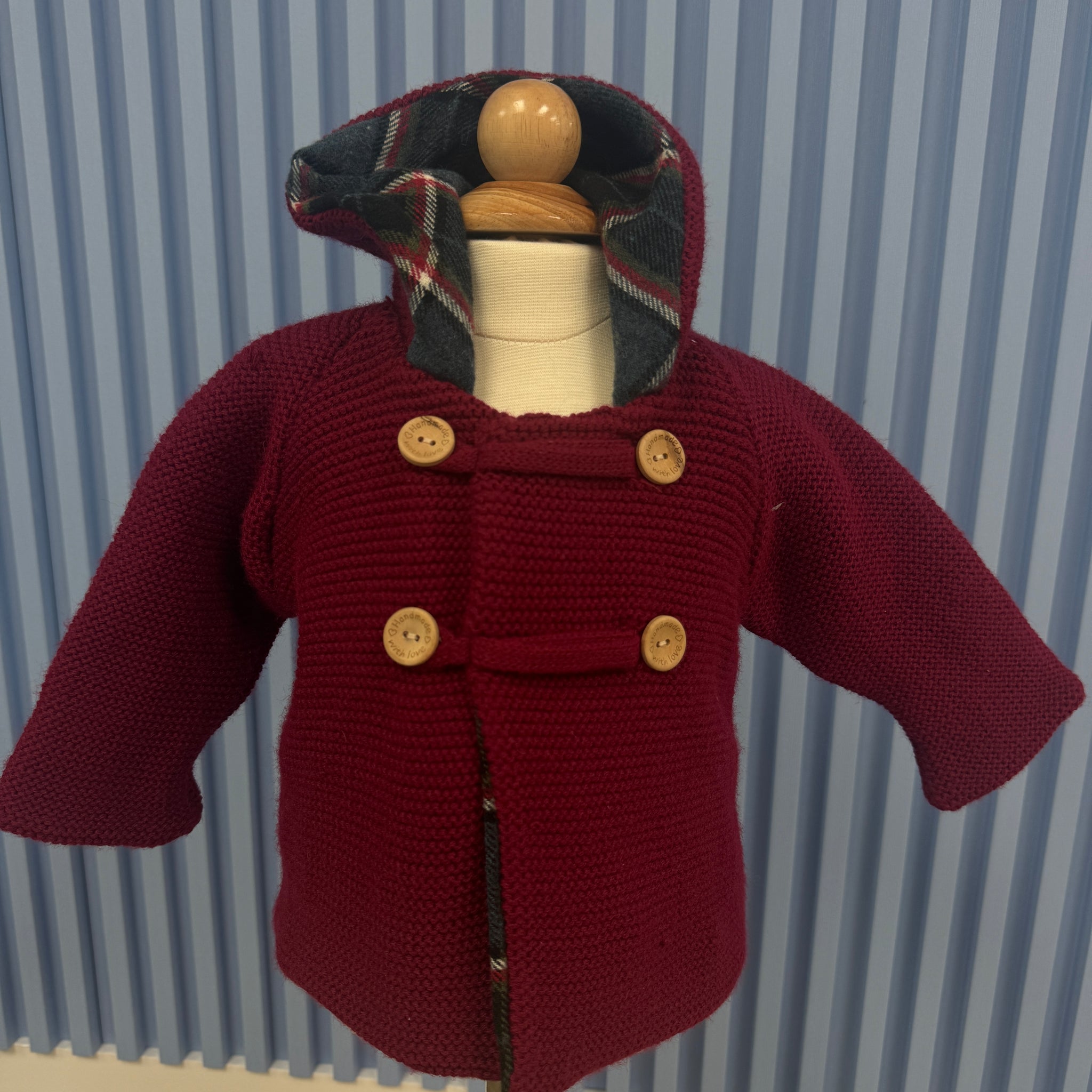Baby Red Wine Jacket – Soft, Warm & Stylish for Winter