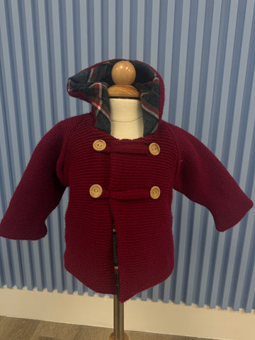 Baby Red Wine Jacket – Soft, Warm & Stylish for Winter