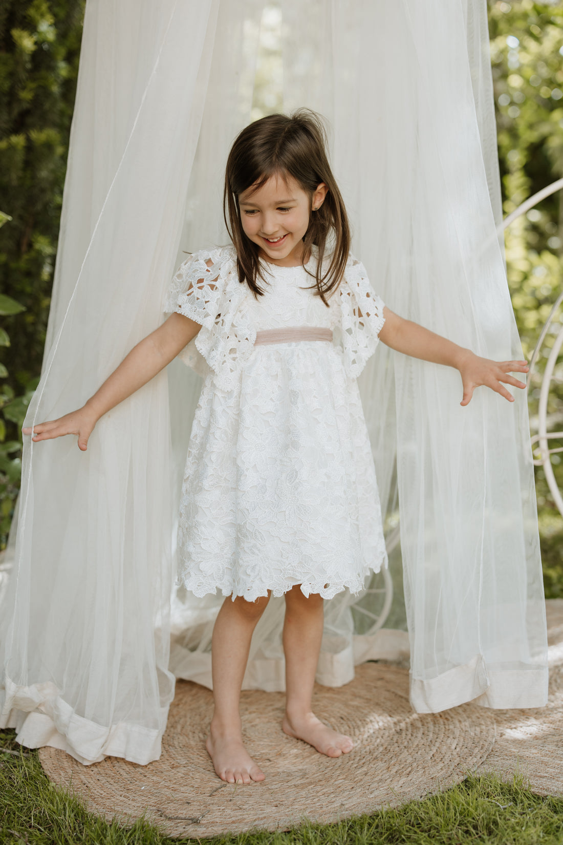 Barbara Dress in White (Spring-Summer Collection)