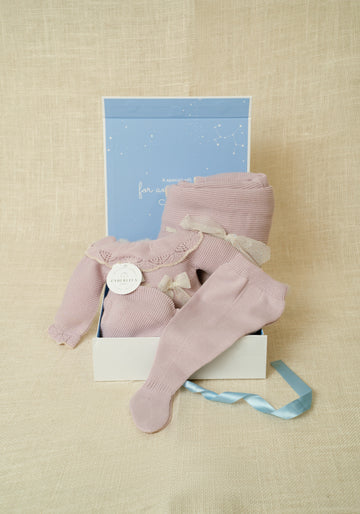 Admirar SET (2 colors AVAILABLE) -  Four Pieces Knitted Outfit for Newborn