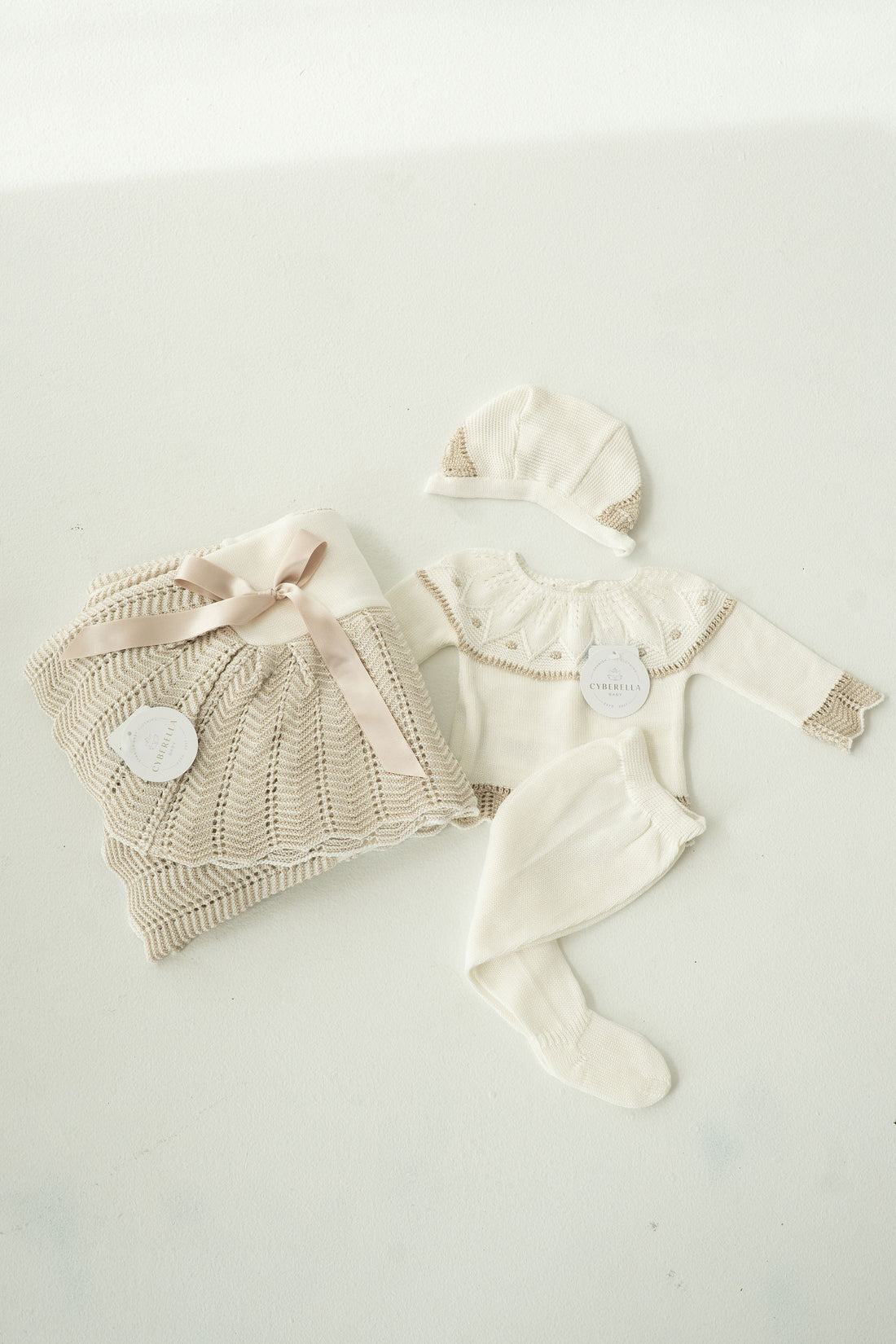 Latte Cloud - 4 piece newborn gift set #9617G/ #TO102