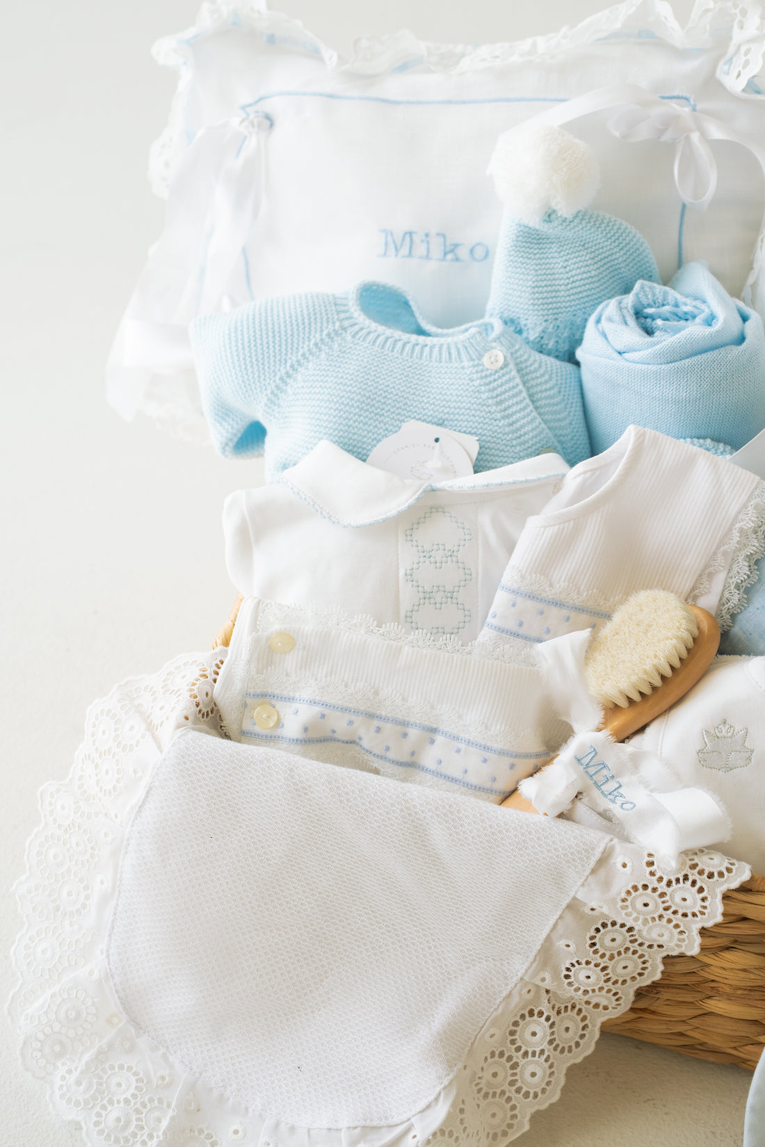 Cyberella Basket- Blue Baby Boy Basket