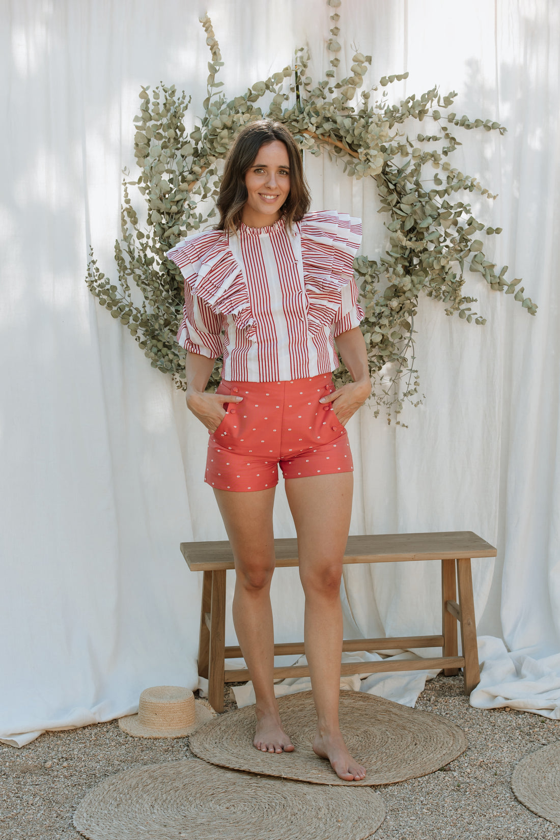 Set Blouse Monica and Short Mar (Spring-Summer Collection)