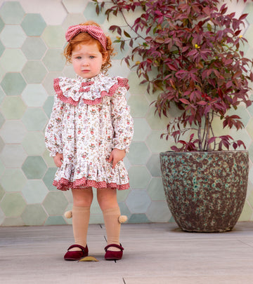 Strawberry Tart Baby Dress | Adorable #4035 for Special Occasions