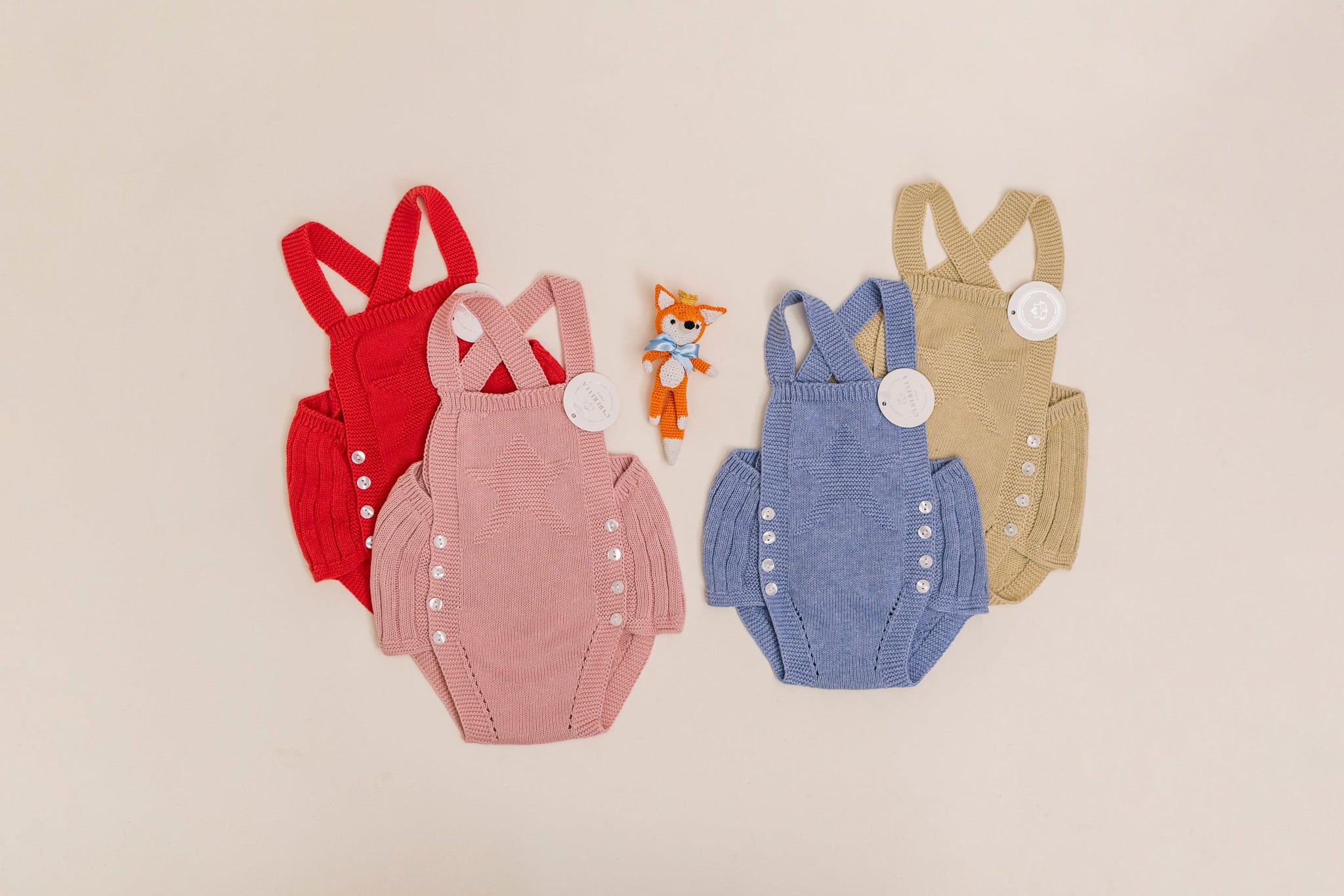 PETO ESTRELLA | BABY KNIT  BODYSUIT ONLY