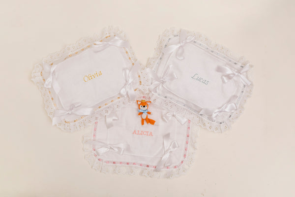 Beautiful Personalized Set With The Baby's Name Ready To Ship In 24 Hours.