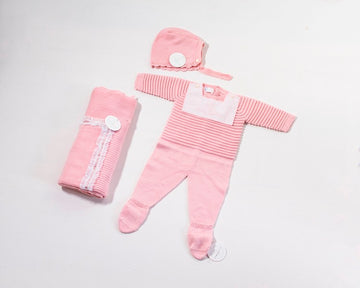 Cyberella's Fox jumper | Organic Cotton Rompers (3pcs.) with blanket.